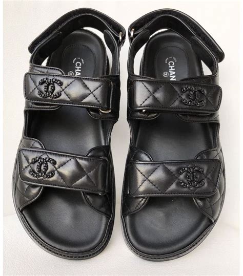 sandali chanel|chanel kid sandals.